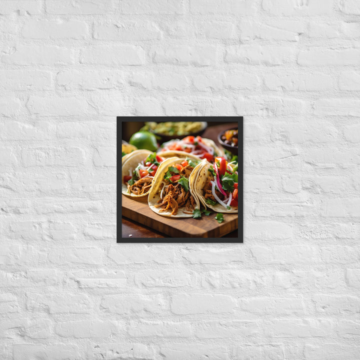 Tacos Framed poster 🤤 from Yumify.AI