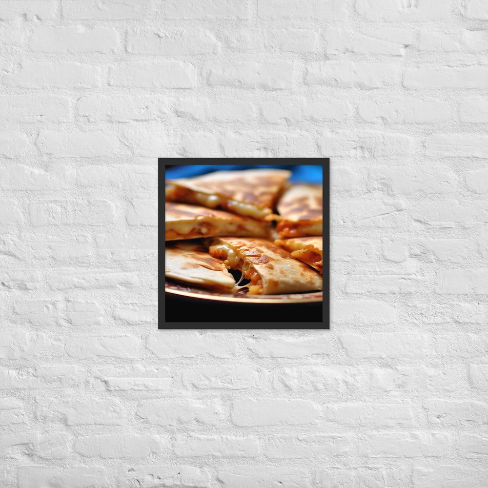 Quesadillas Framed poster 🤤 from Yumify.AI