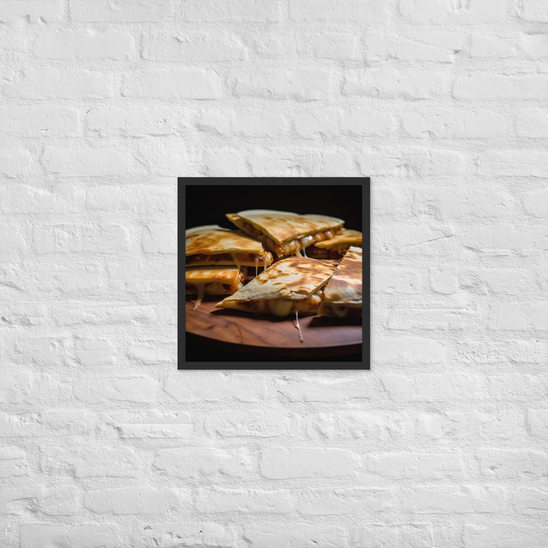 Quesadillas Framed poster 🤤 from Yumify.AI