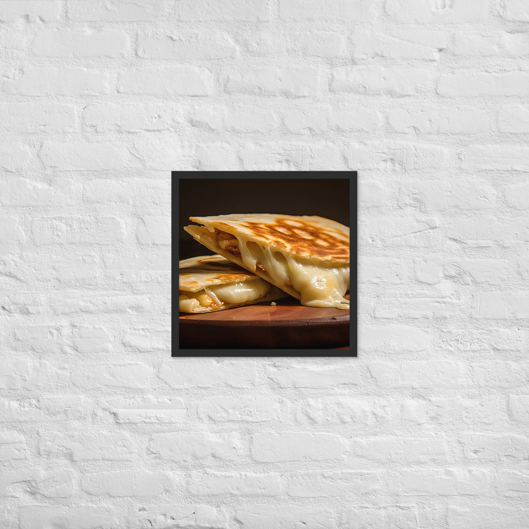 Quesadillas Framed poster 🤤 from Yumify.AI