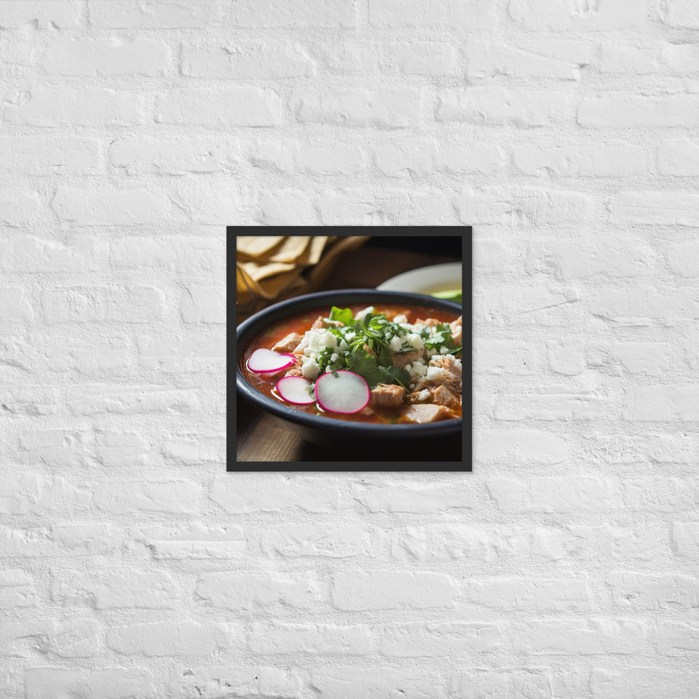 Pozole Framed poster 🤤 from Yumify.AI