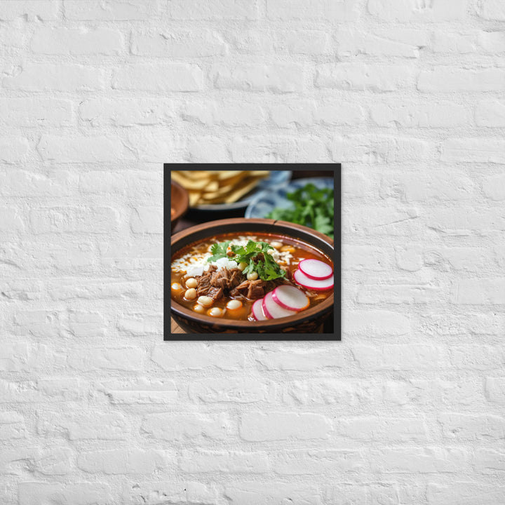 Pozole Framed poster 🤤 from Yumify.AI