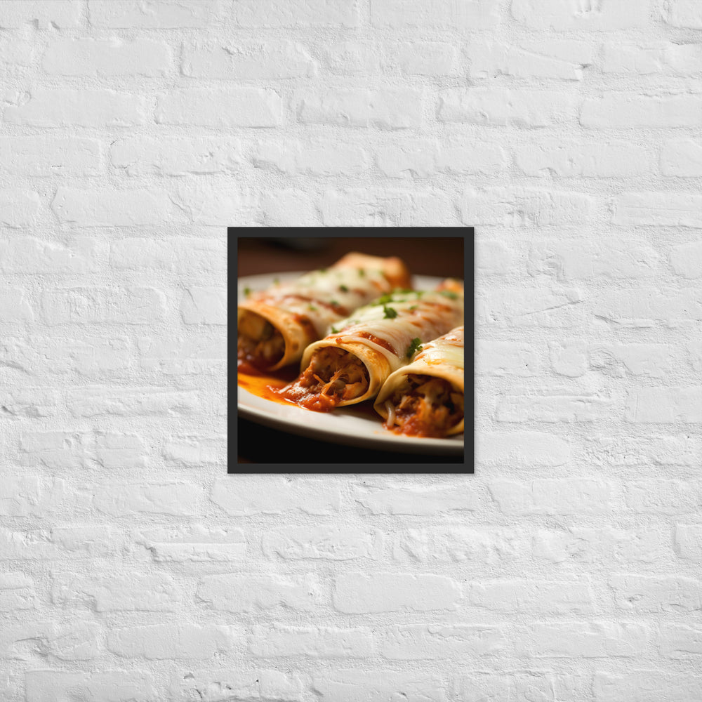 Enchiladas Framed poster 🤤 from Yumify.AI