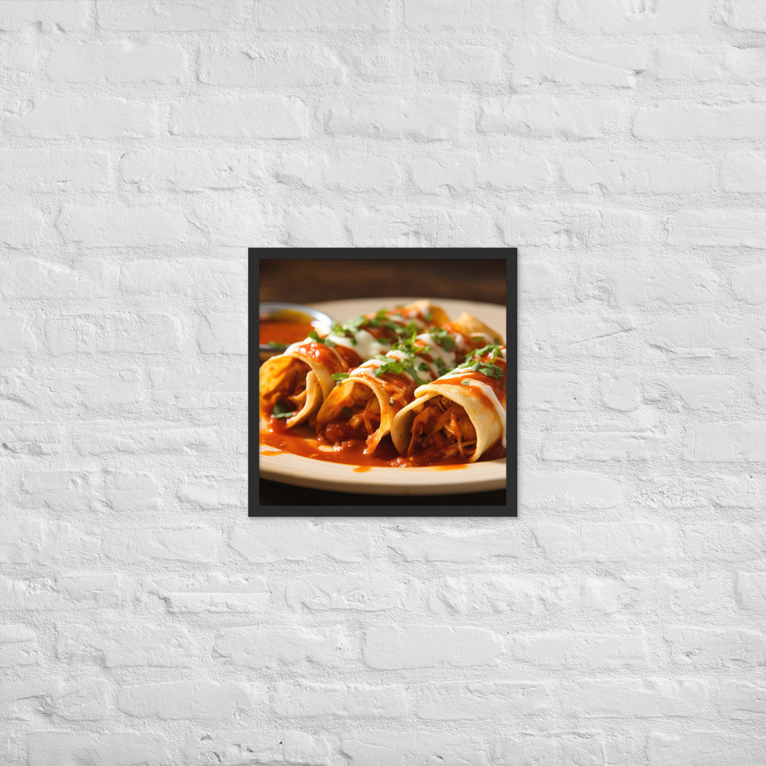 Enchiladas Framed poster 🤤 from Yumify.AI