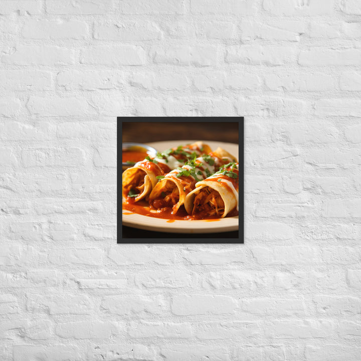 Enchiladas Framed poster 🤤 from Yumify.AI