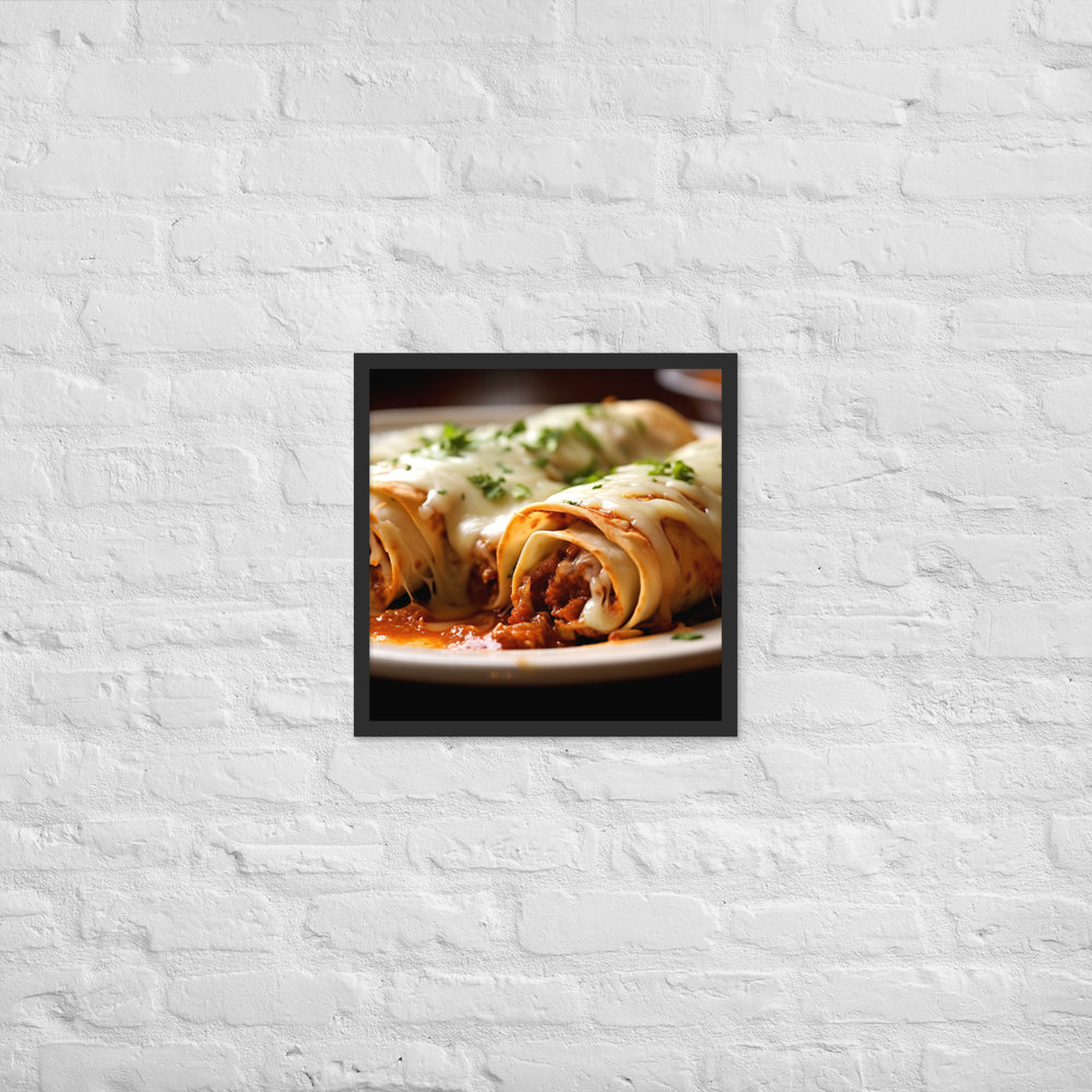 Enchiladas Framed poster 🤤 from Yumify.AI
