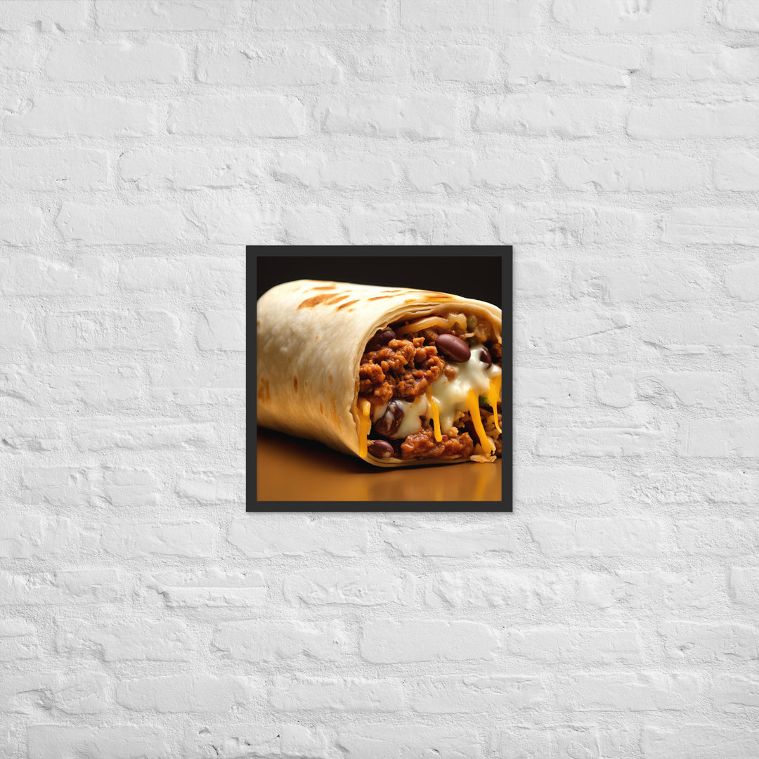 Burritos Framed poster 🤤 from Yumify.AI