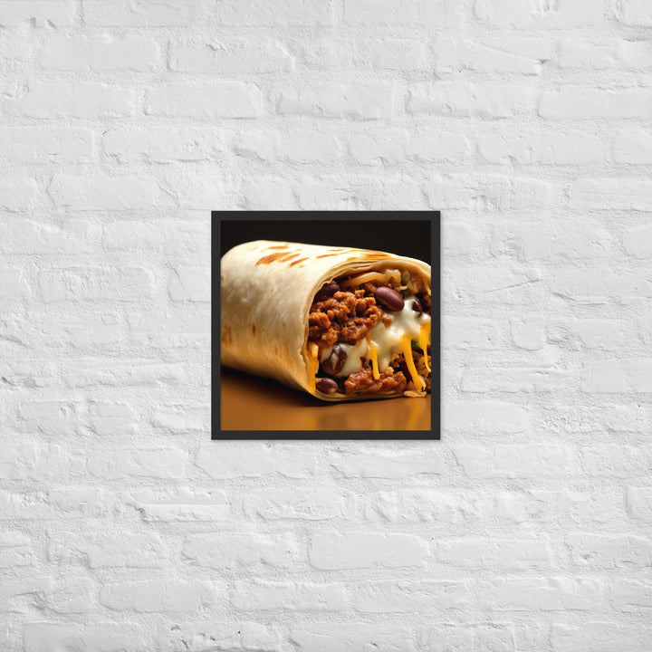 Burritos Framed poster 🤤 from Yumify.AI