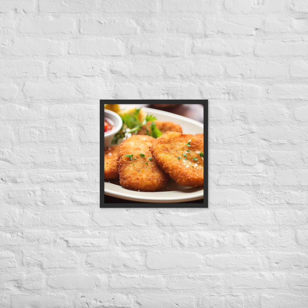 Milanesa Framed poster 🤤 from Yumify.AI