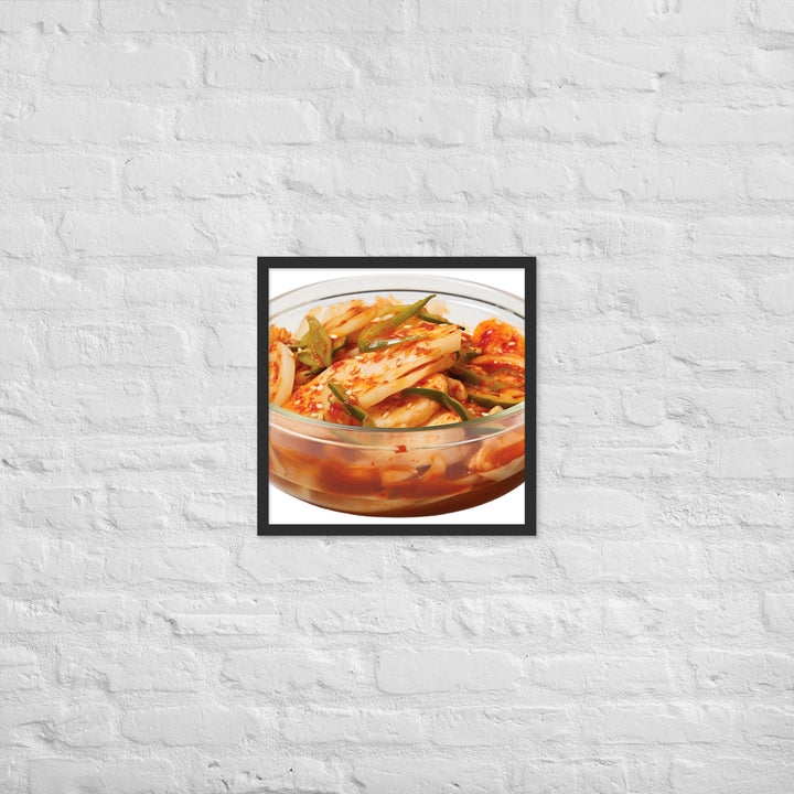 Spicy Traditional Kimchi Framed poster 🤤 from Yumify.AI