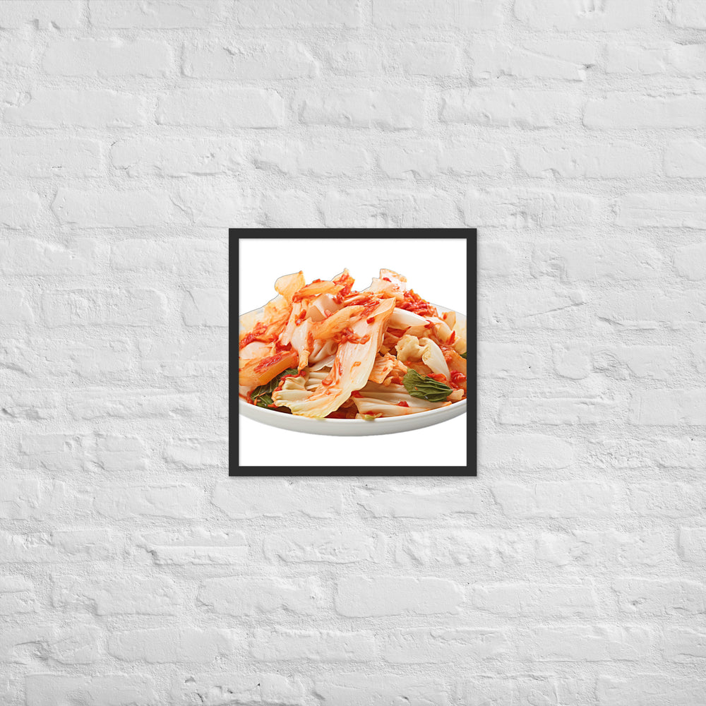 Freshly Fermented Kimchi Framed poster 🤤 from Yumify.AI