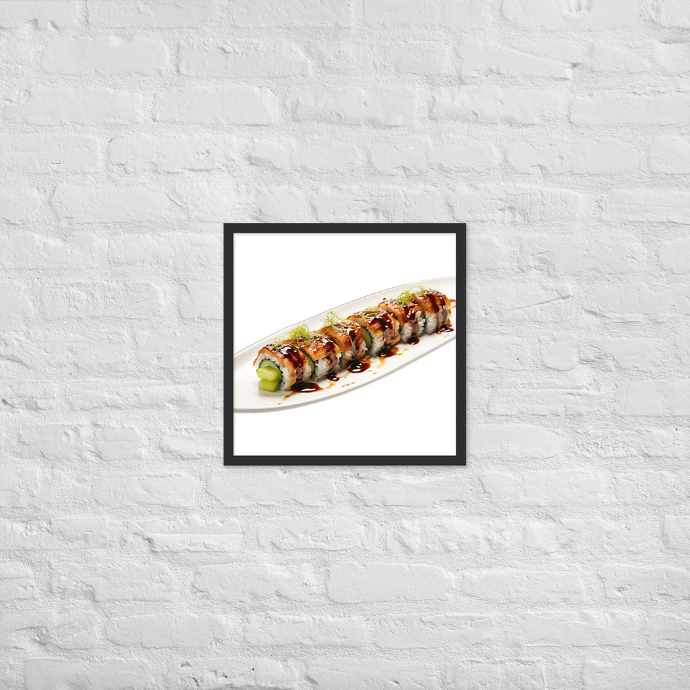 Creamy Eel Unagi Roll Framed poster 🤤 from Yumify.AI