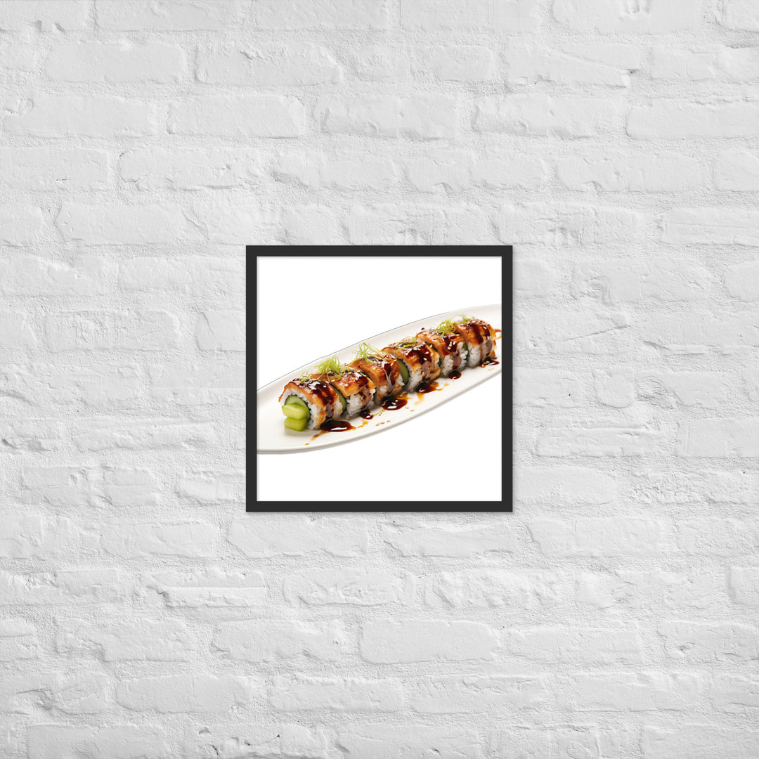 Creamy Eel Unagi Roll Framed poster 🤤 from Yumify.AI