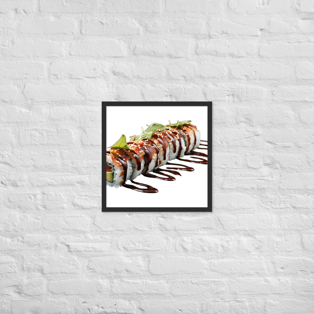 Creamy Eel Unagi Roll Framed poster 🤤 from Yumify.AI