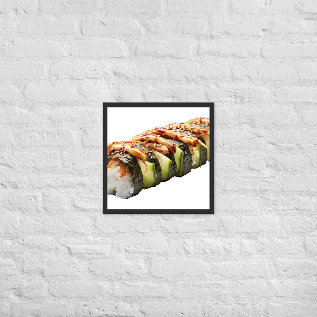 Creamy Eel Unagi Roll Framed poster 🤤 from Yumify.AI