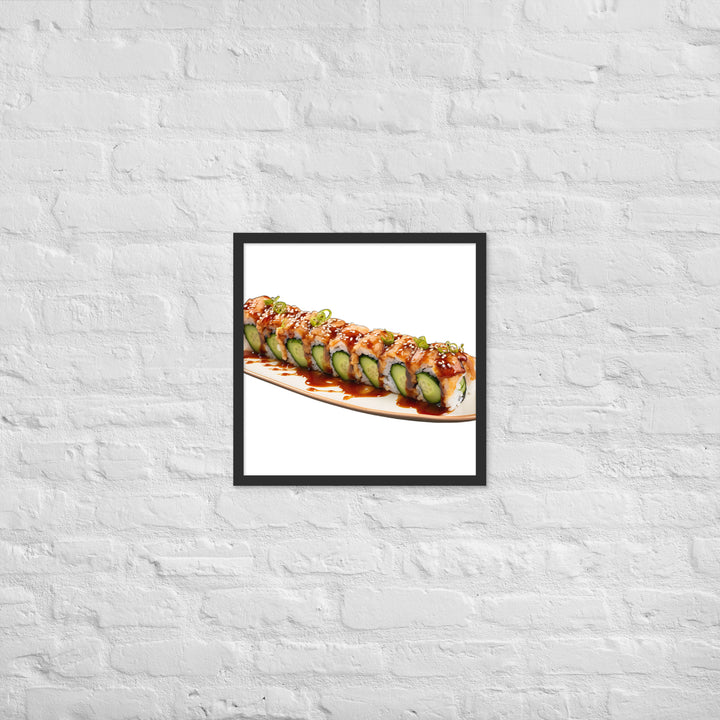 Creamy Eel Unagi Roll Framed poster 🤤 from Yumify.AI