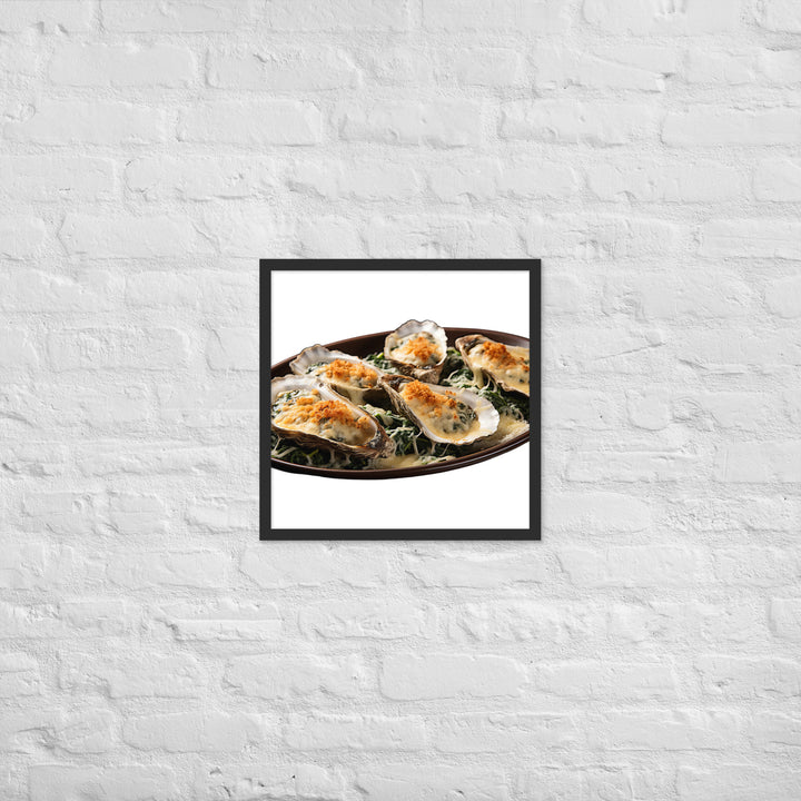 Oysters Rockefeller Framed poster 🤤 from Yumify.AI