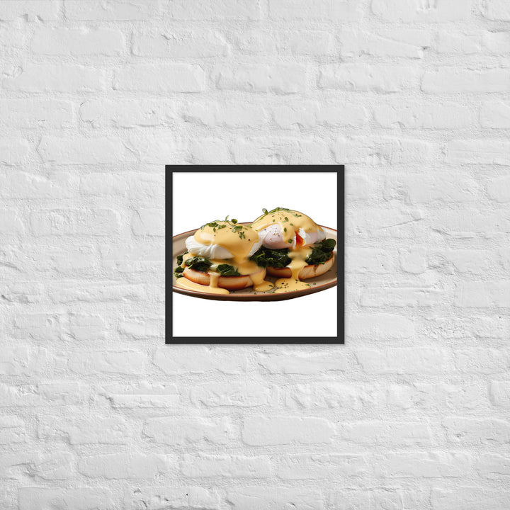 Florentine Eggs Benedict Framed poster 🤤 from Yumify.AI