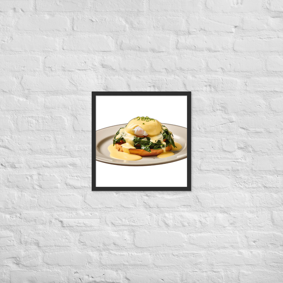 Florentine Eggs Benedict Framed poster 🤤 from Yumify.AI