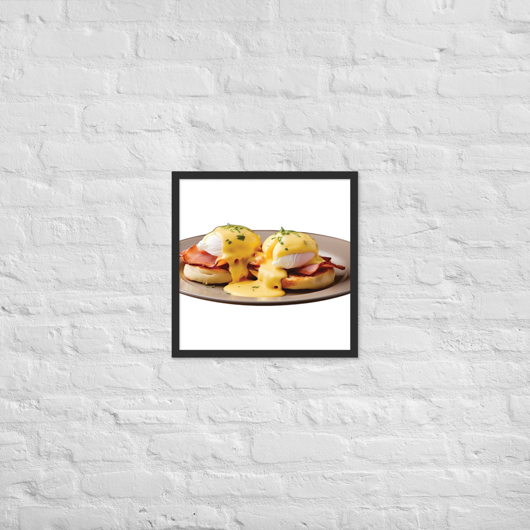 Classic Eggs Benedict Framed poster 🤤 from Yumify.AI