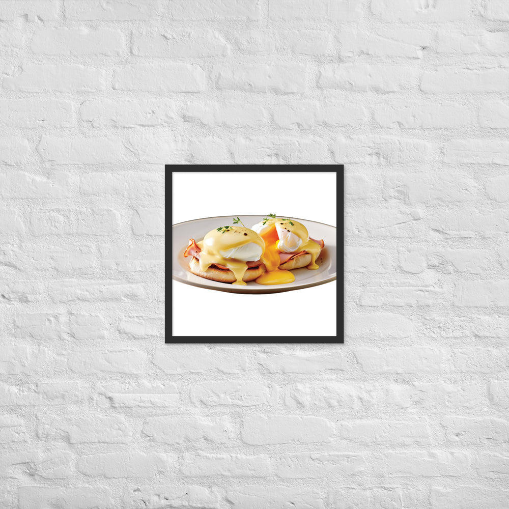 Classic Eggs Benedict Framed poster 🤤 from Yumify.AI