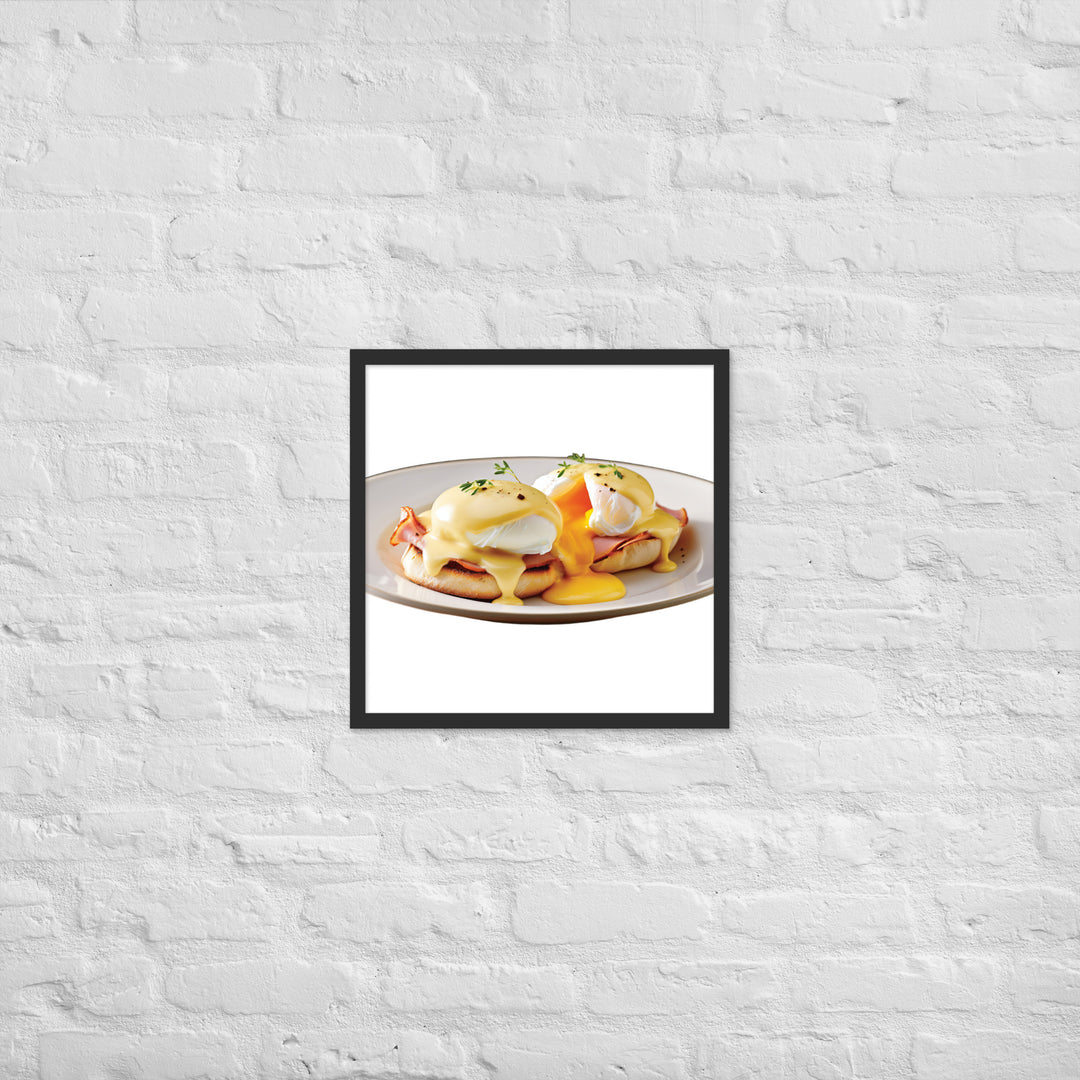 Classic Eggs Benedict Framed poster 🤤 from Yumify.AI