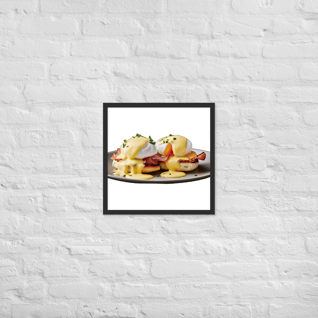 Classic Eggs Benedict Framed poster 🤤 from Yumify.AI