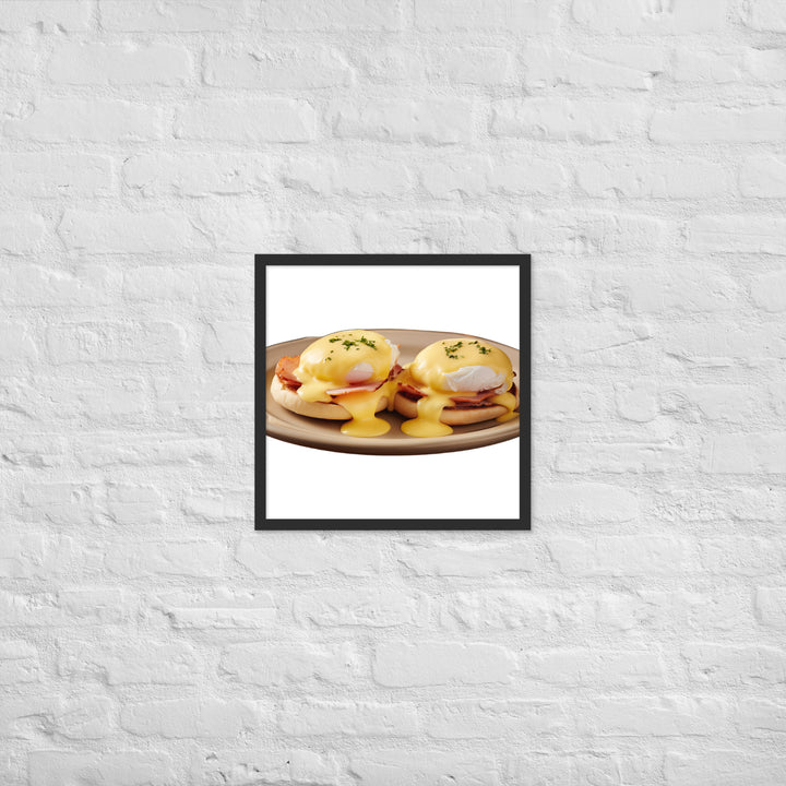 Classic Eggs Benedict Framed poster 🤤 from Yumify.AI