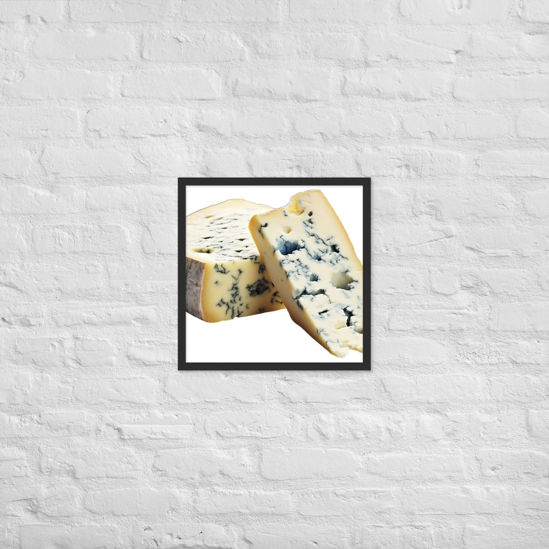 Blue Veins in Gorgonzola Framed poster 🤤 from Yumify.AI