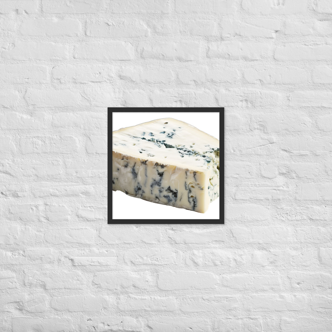 Blue Veins in Gorgonzola Framed poster 🤤 from Yumify.AI