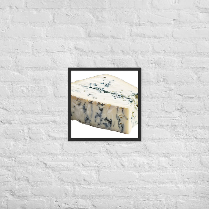 Blue Veins in Gorgonzola Framed poster 🤤 from Yumify.AI