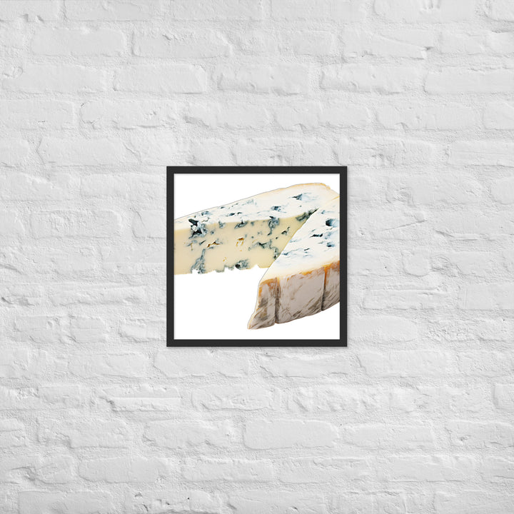 Blue Veins in Gorgonzola Framed poster 🤤 from Yumify.AI