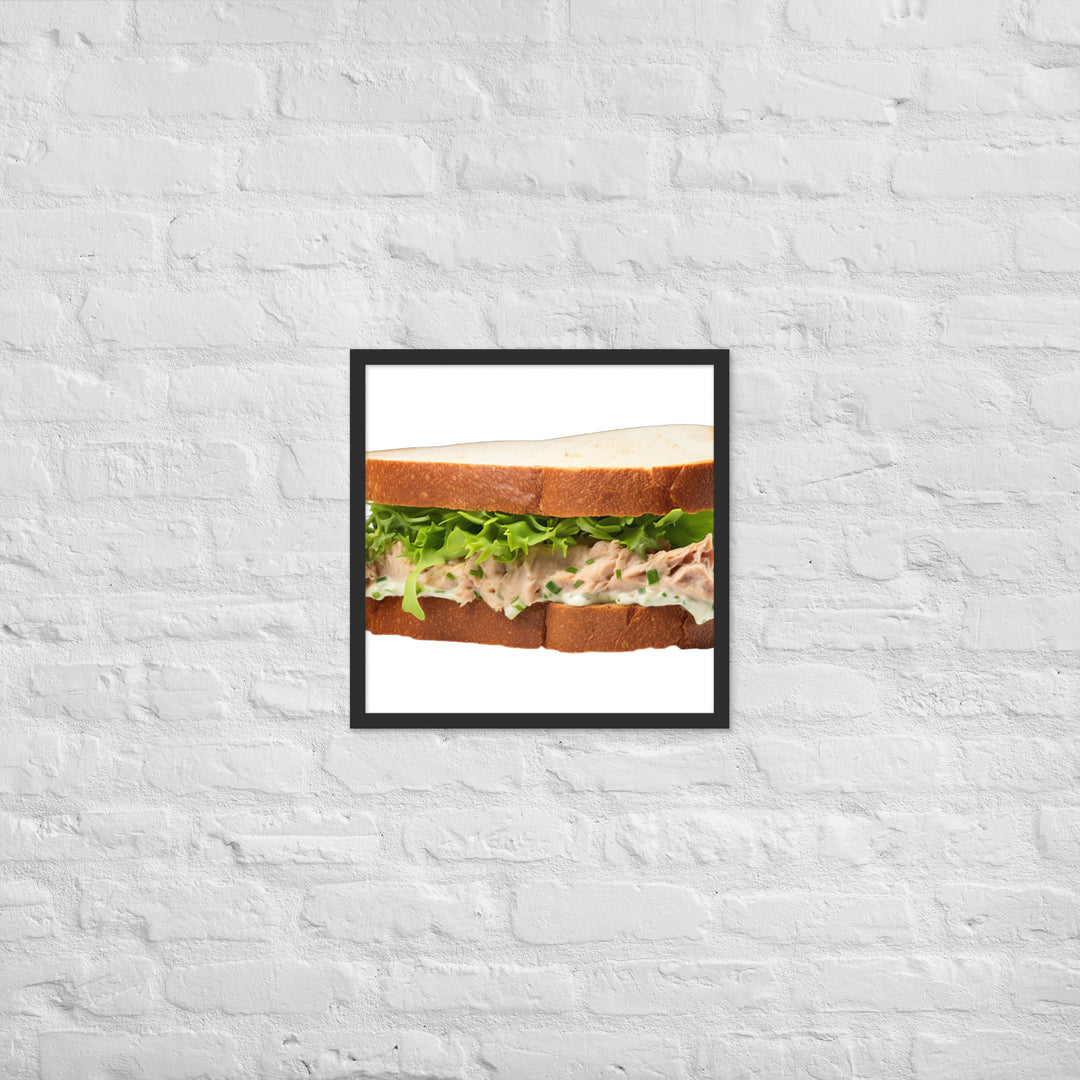 Tuna Salad Sandwich Framed poster 🤤 from Yumify.AI