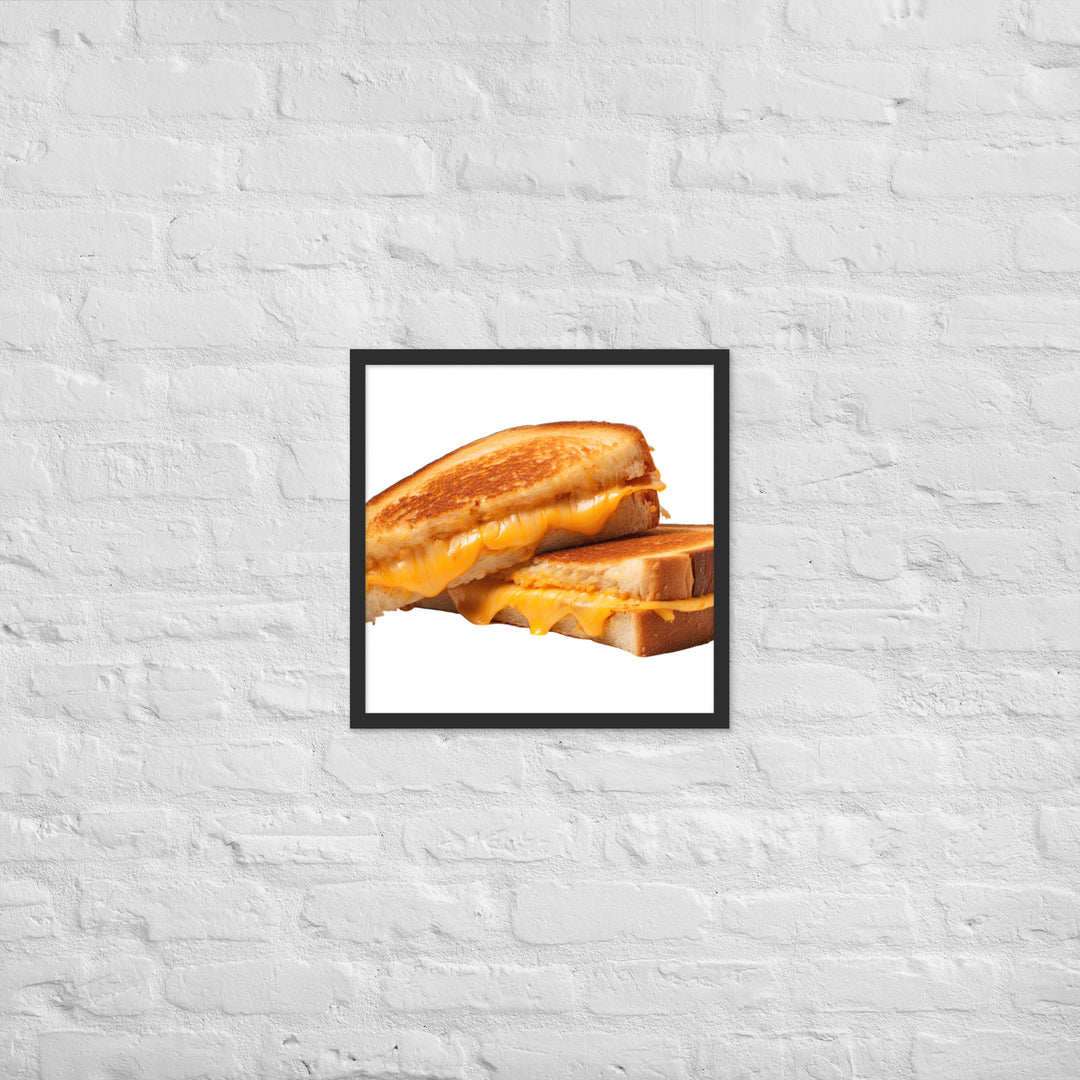 Grilled Cheese Sandwich Framed poster 🤤 from Yumify.AI