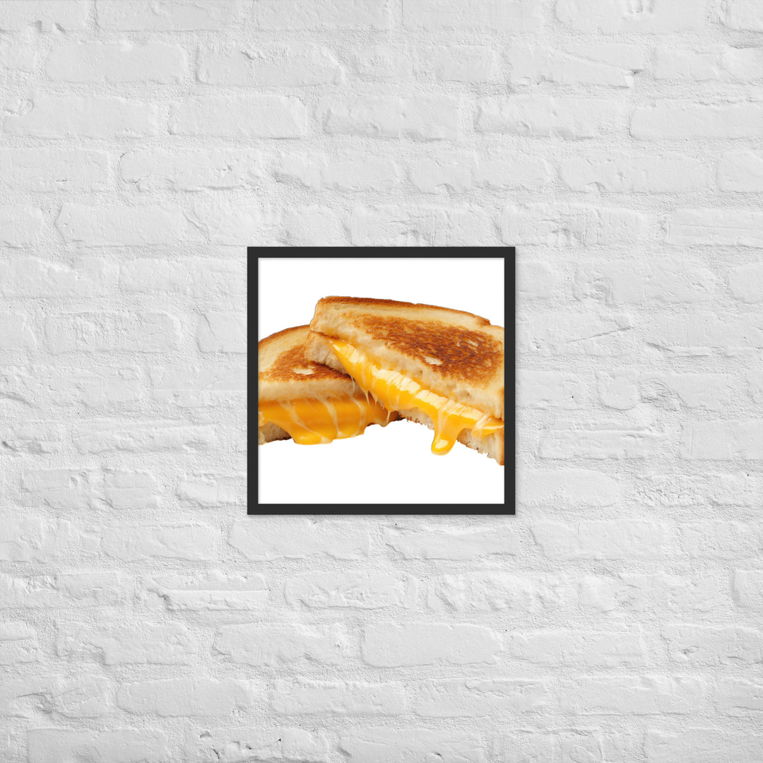 Grilled Cheese Sandwich Framed poster 🤤 from Yumify.AI