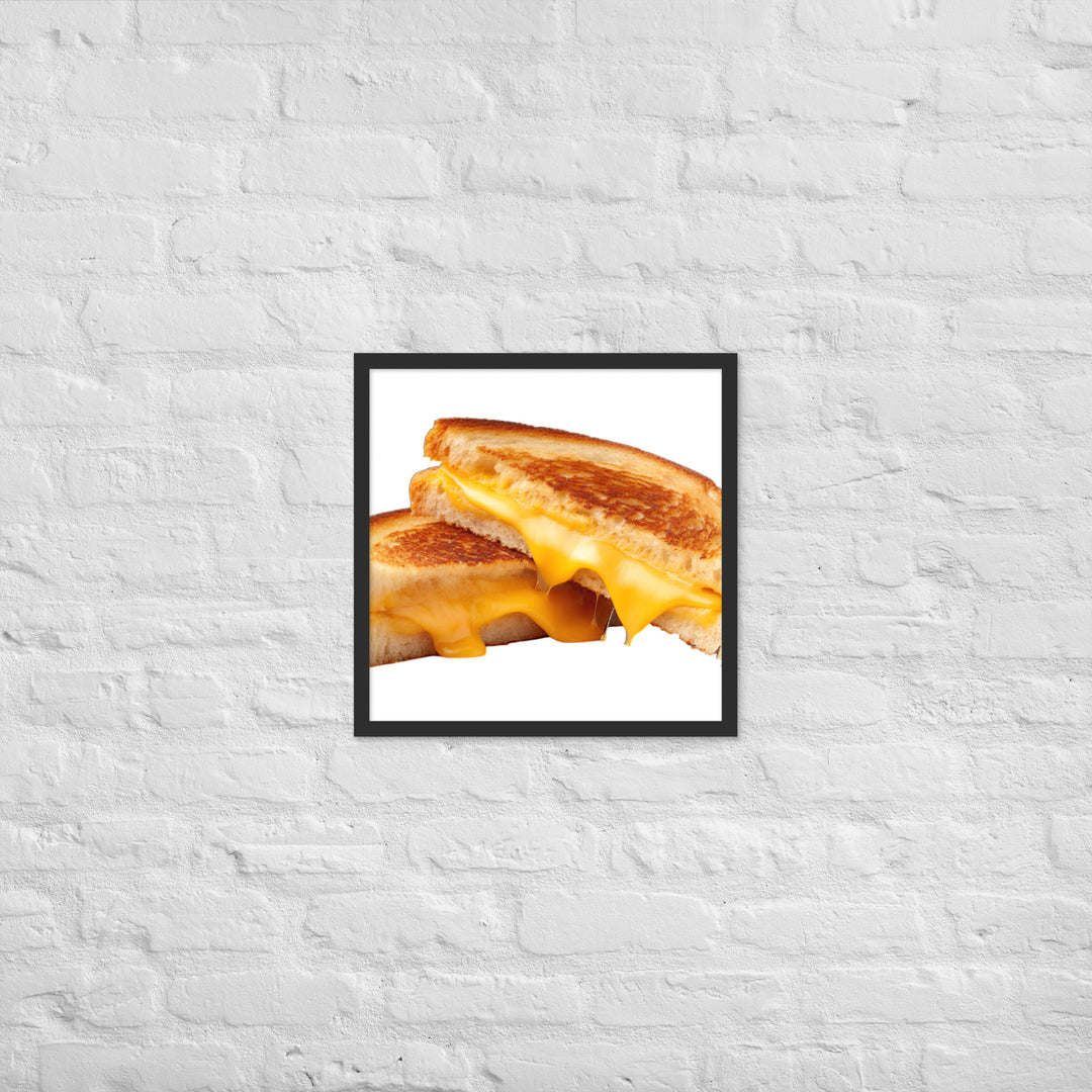 Grilled Cheese Sandwich Framed poster 🤤 from Yumify.AI