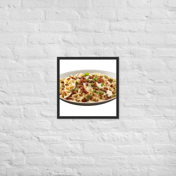 Sun dried Tomato Farfalle Framed poster 🤤 from Yumify.AI