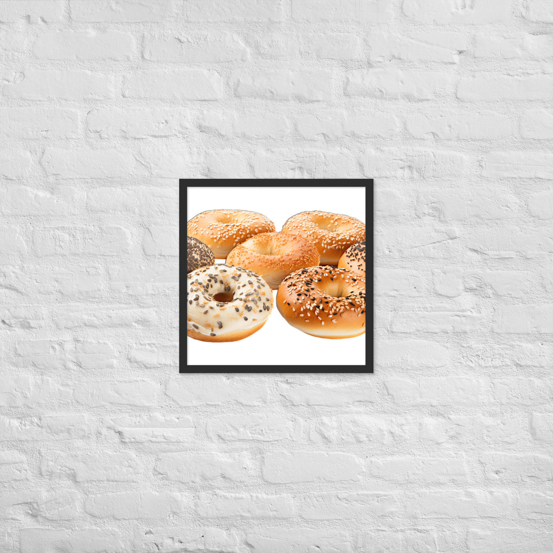 Everything Bagel Framed poster 🤤 from Yumify.AI