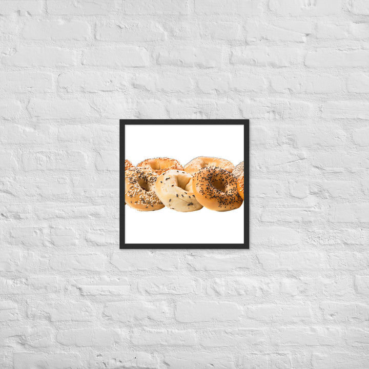 Everything Bagel Framed poster 🤤 from Yumify.AI