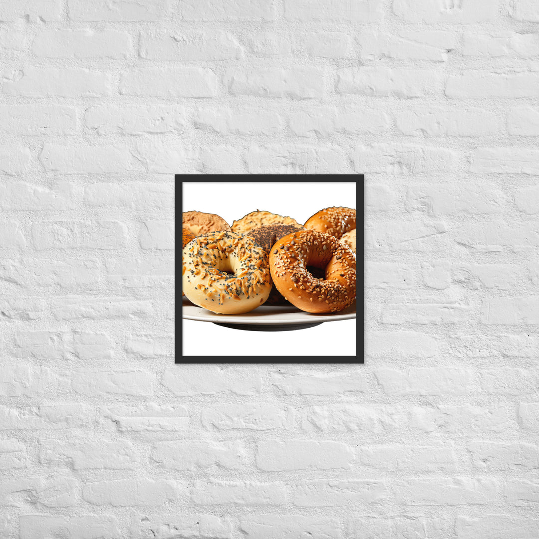 Everything Bagel Framed poster 🤤 from Yumify.AI