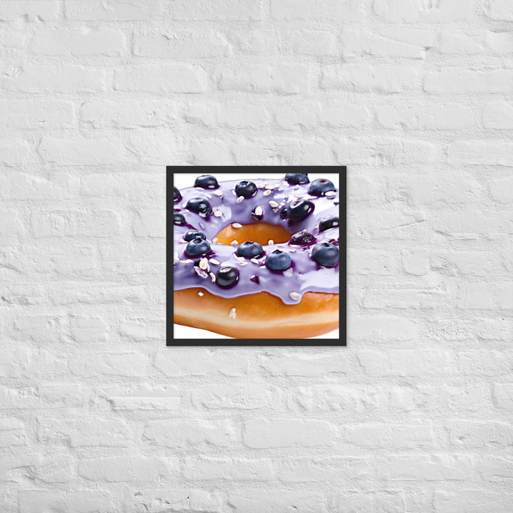 Blueberry Bagel Framed poster 🤤 from Yumify.AI