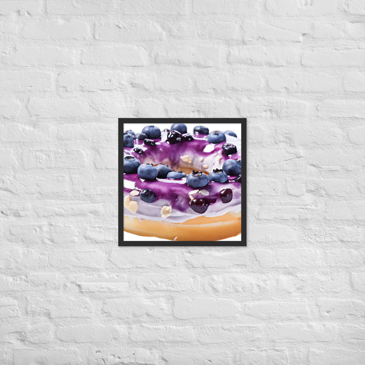 Blueberry Bagel Framed poster 🤤 from Yumify.AI