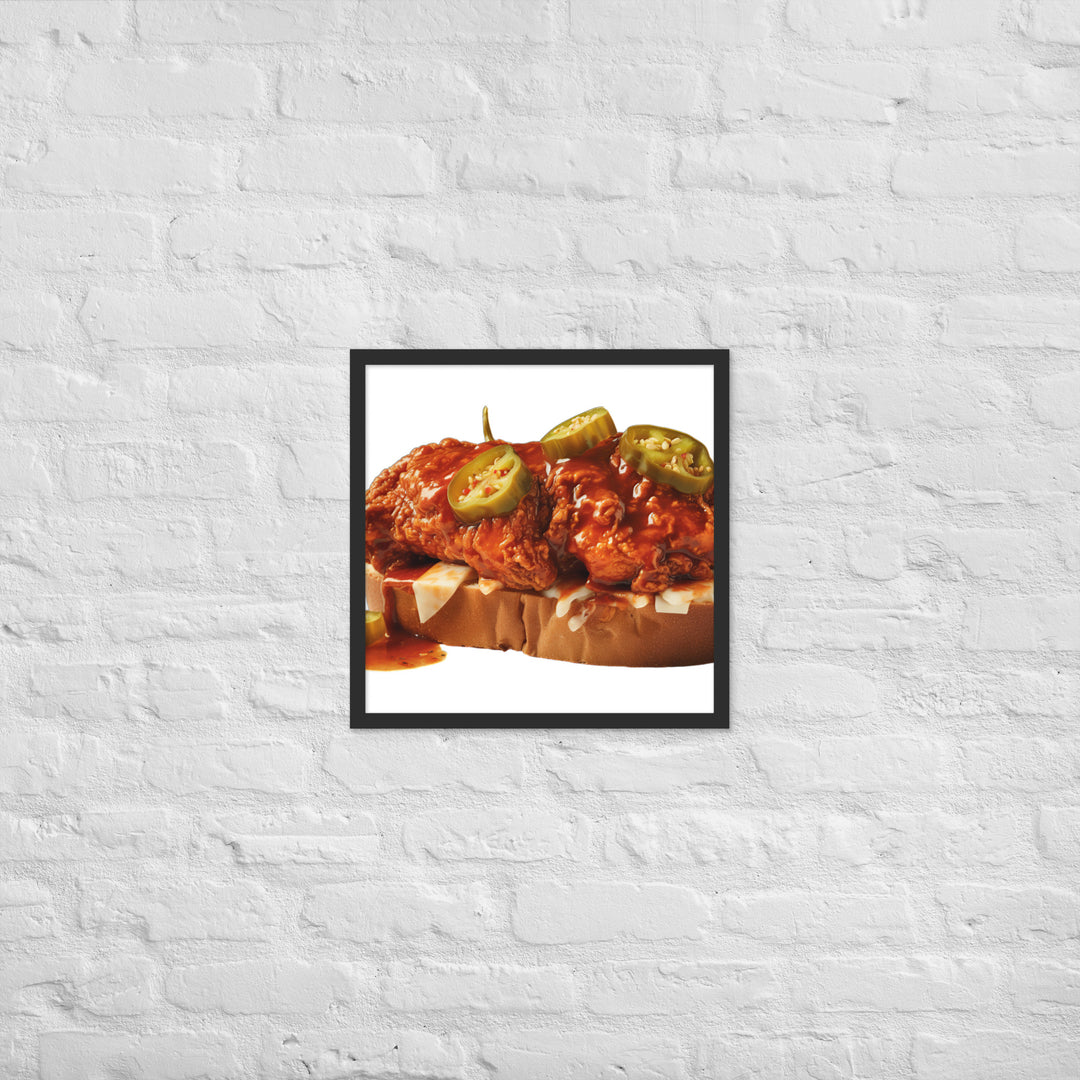 Nashville Hot Chicken Framed poster 🤤 from Yumify.AI