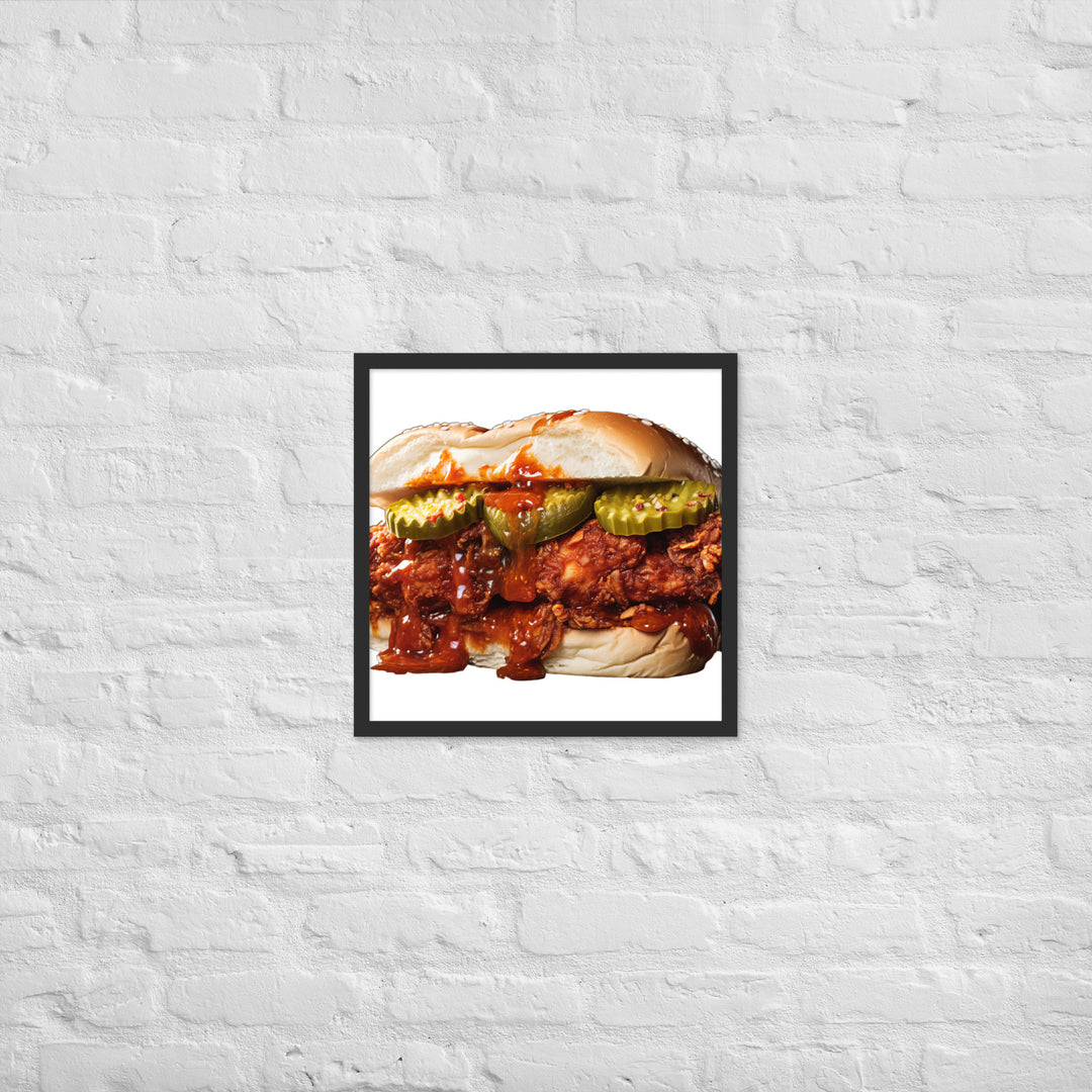 Nashville Hot Chicken Framed poster 🤤 from Yumify.AI