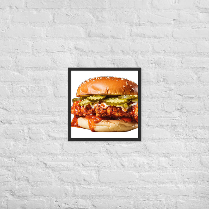 Nashville Hot Chicken Framed poster 🤤 from Yumify.AI