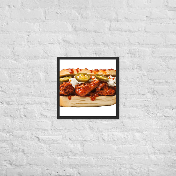 Nashville Hot Chicken Framed poster 🤤 from Yumify.AI