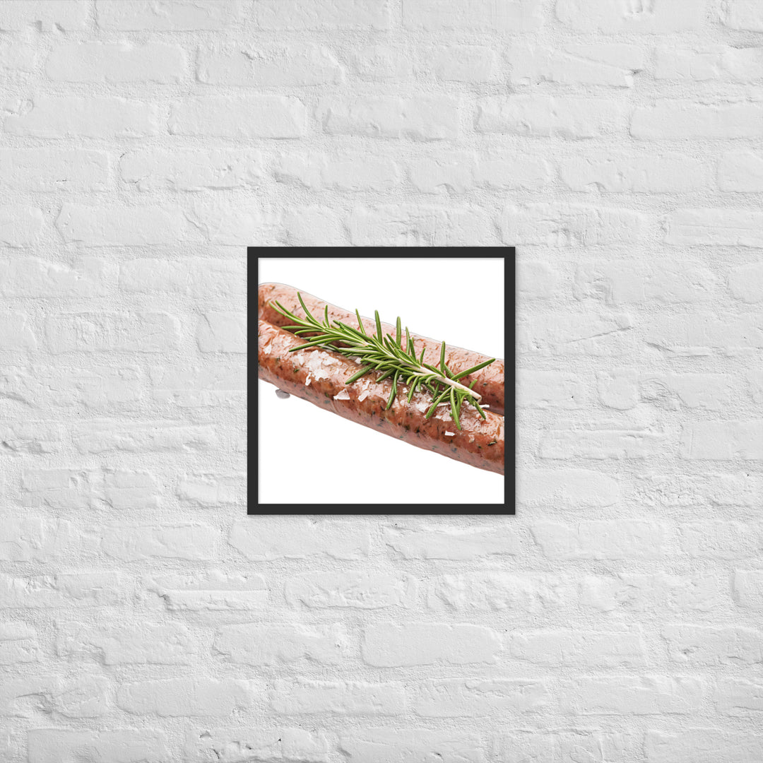 Lamb Sausage Framed poster 🤤 from Yumify.AI