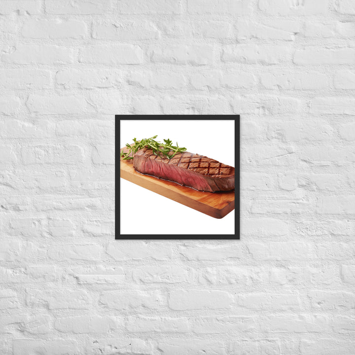 Sirloin Steak Framed poster 🤤 from Yumify.AI