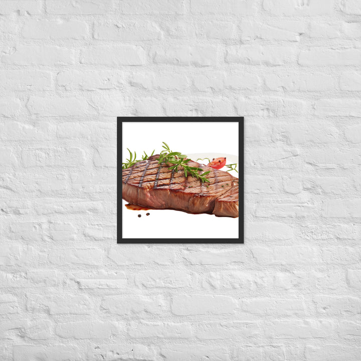 Sirloin Steak Framed poster 🤤 from Yumify.AI