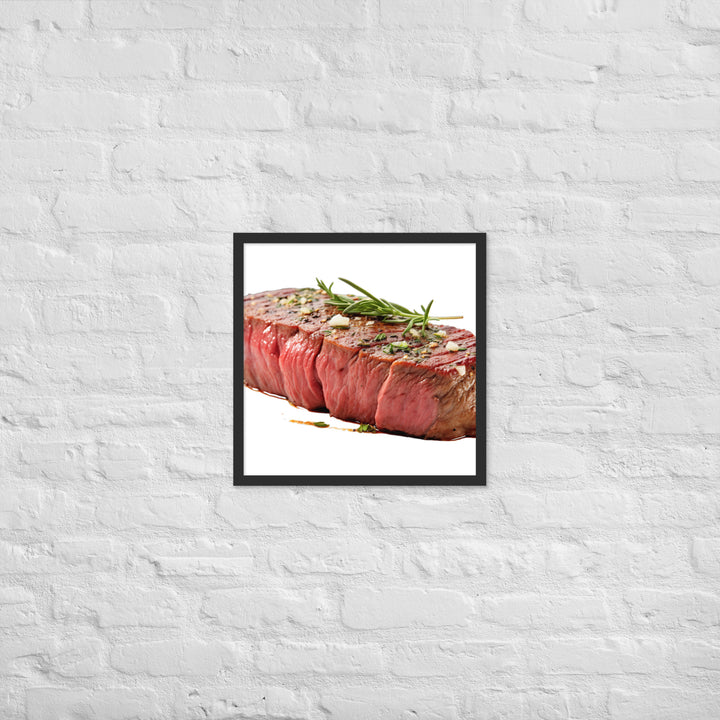 Fillet Mignon Elegance Framed poster 🤤 from Yumify.AI